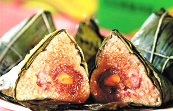 琼海大路粽子：糯而不烂，肥而不腻，肉嫩味香