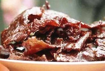 锦山牛肉干特点是肉脆味美、香甜适口